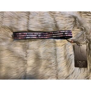 NWT CALIA Printed Stripe Skinny Headband